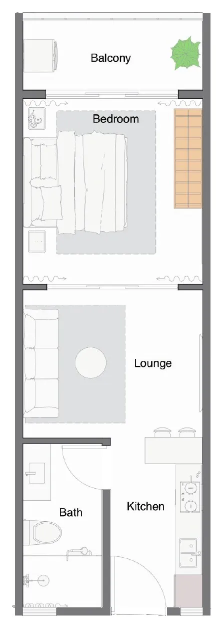 Studio floor plan